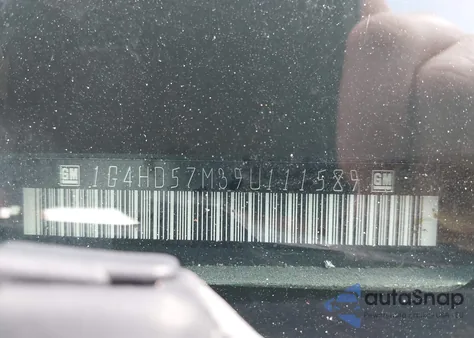 2009 Buick Lucerne Cxl-4 из США, поврежденный, VIN 1G4HD57M39U111589